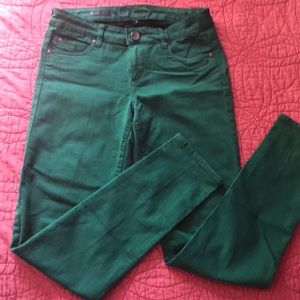 Kut from the Kloth green Diana skinny jeans